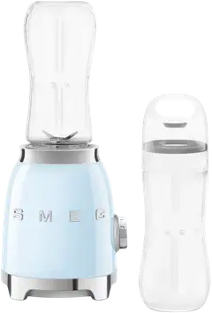 Smeg PBF01PBEU pieni tehosekoitin kahdella 600ml pullolla, pastellinsininen - 4