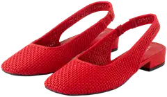 TEX naisten slingback-ballerina I275466 - RED - 1