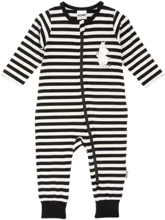 Muumi vauvojen pyjama Raidallinen 593913 - musta - 1
