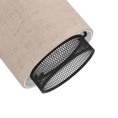 EGLO Seinä/kattospotti Rosley E14 musta/pellava - 4