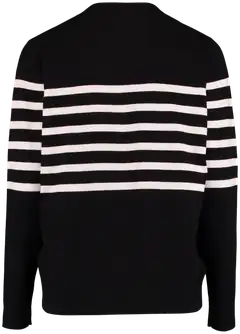 Zabaione naisten neule Palina HS-PR251-0160-1 - black offwhite stripes - 3