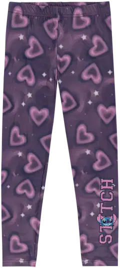 Lilo & Stitch lasten leggingsit LSQ30008 - Purple - 1