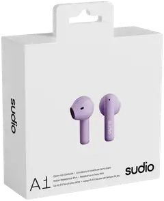 Sudio Bluetooth nappikuulokkeet A1 violetti - 4