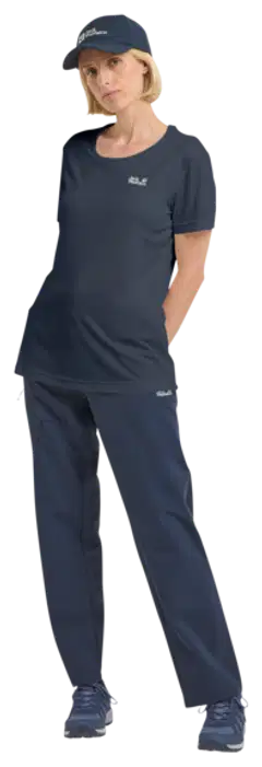 Jack Wolfskin naisten t-paita Tech - Midnight Sky - 6