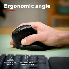 Trust Vyran Ergonominen langaton hiiri musta - 10