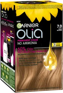 Garnier Olia 7.0 Dark Blonde kestoväri 174ml - 2