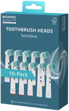 Nordic Quality Sensitive harjaspäät 10 -pack - 2