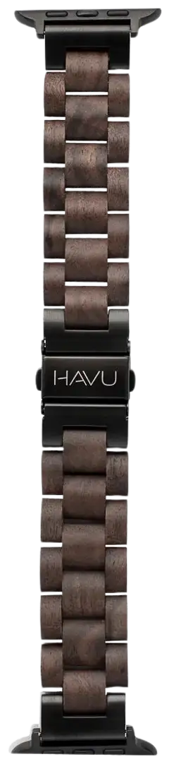 Havu Apple Watch -ranneke, pähkinäpuu (42/44/45/49 mm) - 1