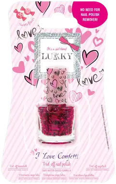 Lukky Kuorittava kynsilakka 3.5ml, erilaisia - 2