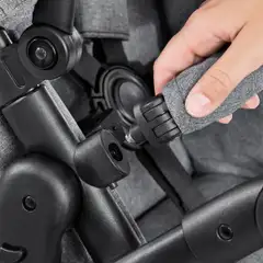 Hauck tuplarattaat Atlantic Twin harmaa - 42