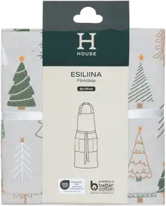 House esiliina Christmas trees 82x90 cm beige - 2