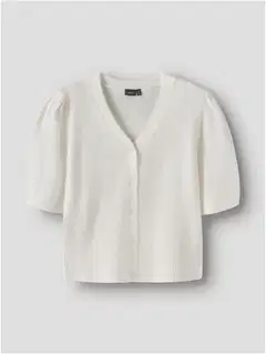 LMTD lasten neuletakki - White Alyssum - 4