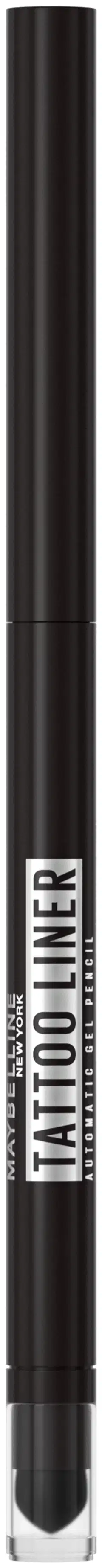 Maybelline New York Tattoo Liner Automatic Gel pencil 40 Espressotini silmänrajauskynä 0,28 g - Pitch Black - 2