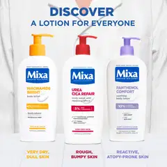 Mixa Urea Cica Repair Vartalovoide, jolla on ihon suojamuuria korjaava vaikutus erittäin kuivalle iholle 250ml - 9