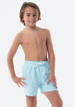 TEX lasten uimashortsit ohut raita I276832 - WHITE 1 - 1