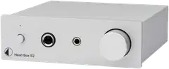 Pro-Ject Kuulokevahvistin Head Box S2 hopea - 1