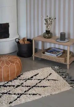 Fanni K Matto Artemis 160x230 cm luonnonvalkoinen/musta - 4