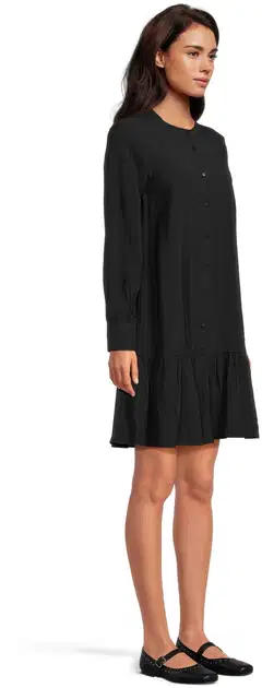 WKLY. naisten lyhyt paitamekko 218W030425 - BLACK - 4