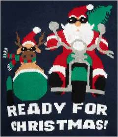 TEX miesten jouluneule Noel I992597 - Navy - 3