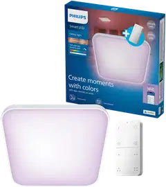 Philips Smart Lighting kattovalaisin neliö 24W RGB +  valkoinen säädettävä kaukosäätimellä - 1