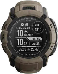 Garmin Instinct 2X Solar Tactical Edition ruskea GPS-älykello - 1