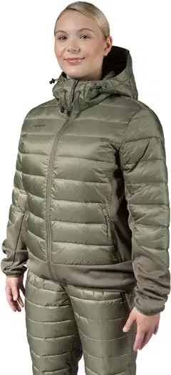 Luode12 naisten hybridihousut 223L332677 - Burnt olive - 5