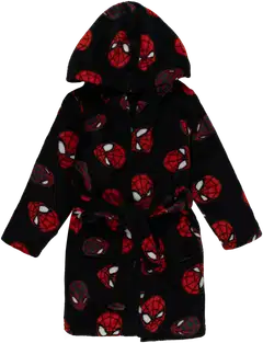 Spiderman lasten fleece-kylpytakki SP80015 - BLACK - 1