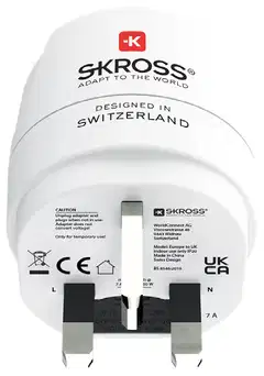 Skross Eurooppa - UK -adapteri - 2