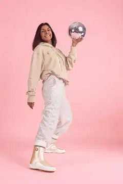 Hai naisten kumisaapas Shiny Gold - KULTA - 3