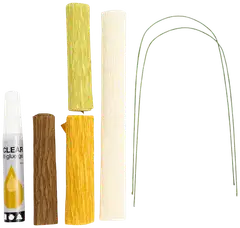 Creativ Company askartelusetti  kreppipaperi magnolia - 3