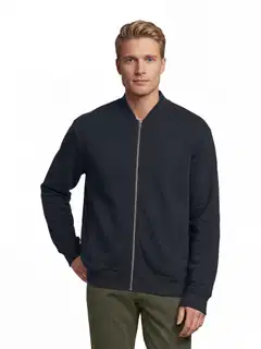 House miesten vetoketjullinen collegetakki 195H292612 - Navy Blazer - 1
