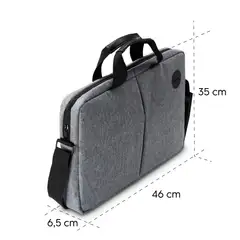 Hama Tietokonelaukku, Genua, 17.3", harmaa - 6