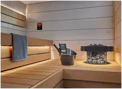 Sähkökiuas Harvia Legend PO70FC 6,8 kW WiFi musta - 2