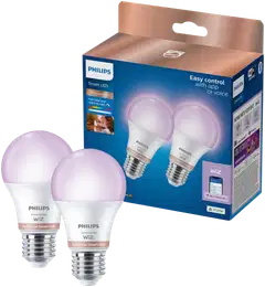 Philips Smart Lighting LED-filamenttilamppu 9W A60 E27 2200-6500K 806lm RGB 2 kpl - 1