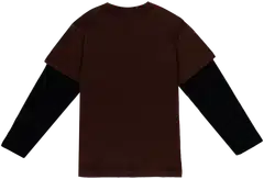 House lasten 2in1 trikoopaita 23PH292605 - Shaved chocolate - 2