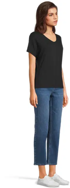 WKLY. naisten trikoopusero 213W030126 - BLACK - 4