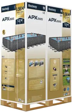 Bestway APX 365 uima-allassetti 956 x 488 x 132 cm - 3