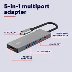Trust Dalyx 5in1 adapteri - 9
