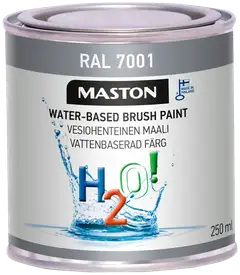 Maali H2O! RAL7001 Hopeanharmaa 250ml - 1