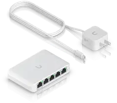 Ubiquiti kompakti 5-porttinen gigabit pöytäkytkin USW-Flex-Mini - 7