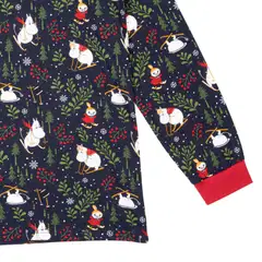 Muumi miesten pyjama Otso Hiihtoretki 593721 - tummansininen - 5