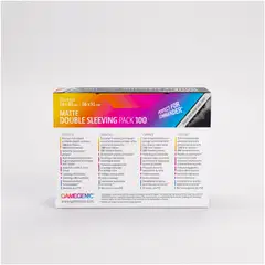 Gamegenic Matte -tuplasuojapakkaus 100 kpl, 66 × 91 mm - 2