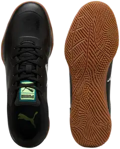 Puma miesten futsalkengät Truco III - Puma Black-Puma White-Green - 5