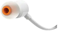JBL nappikuulokkeet mikrofonilla T110 valkoinen - 3