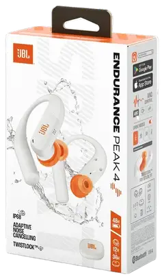 JBL langattomat Sport vastamelunappikuulokkeet Endurance Peak 4 valkoinen - 8