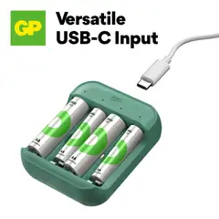 GP Recyko akkulaturi B423 sis. 4kpl AAA 850mAh NiMH akut - 3