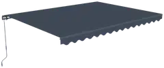 Lykke markiisi 3,95x3 m, tummanharmaa - 7