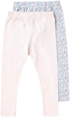 TEX BABY vauvojen leggingsit I274068 2-pack - PINK LIGHT 2 - 1