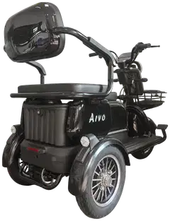 Arvo senioriskootteri p250 musta - 8