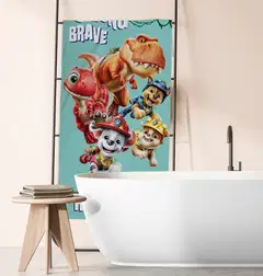 Paw Patrol lasten kylpypyyhe 70x140 cm - 2